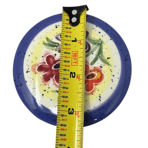 Julie Ueland Enesco Ceramic Trinket Boxes Floral Butterfly Set Vintage 1999 - Picture 5 of 16